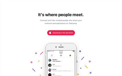 The app where people meet app design figma graphic design ui ux