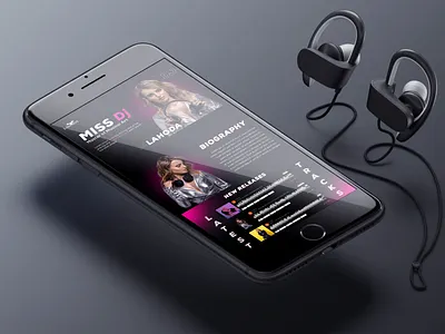 Electronic Press Kit (EPK) - DJ/Artist kit animation artist press kit artistic branding design electronic press kit figma graphic design landing page motion graphics music photoshop press kit ui ui design user interface design ux web design