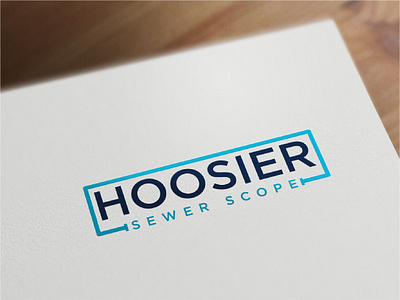 Hoosier Sewer Scope Logo Design 3d animation branding design graphic design icon illustration logo motion graphics typography ui ux vector