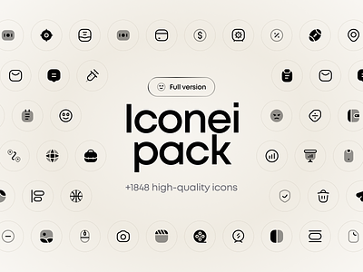 Iconei pack - Full version | Icon set app design figma icons flat icons icon icondesign iconography iconpack icons iconset interface interface icon product icon saas stroke icons ui uidesign vector icons web icons