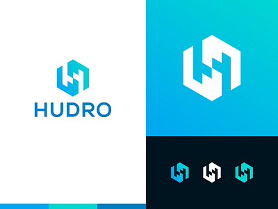 HUDRO - Logo Design adobe illustrator app icon applogo bestlogo brandidentity branding creativelogo design graphic design illustration letterlogo logo logodesign professionallogo vector