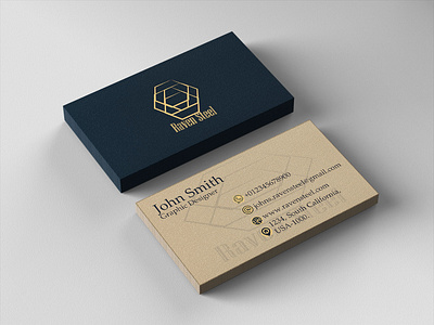 Luxury Business Card adobe illustrator adobe photoshop branding business card design graphic design logo luxury minimal