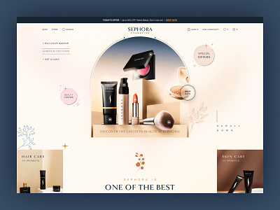 Luxury Beauty Ecommerce designs, themes, templates and downloadable graphic  elements on Dribbble