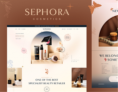 Sephora Website Redesign: Enhancing Beauty Shopping Experience beauty brands beauty deals beauty products brand identity cosmetics facial care haircare ecommerce intuitive navigation luxury beauty ecommerce makeup online online beauty store perfume responsive design skincare shop ui uidesign user friendly interface userinterface ux website design