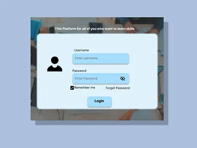 Login Page design login ui web login