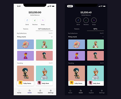 Wallet app ui ux