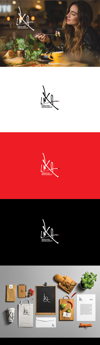 Inka Restaurant Logo Design branding graphic design logo