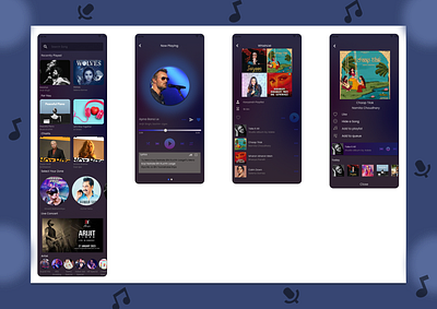 Music Player App - DailyUI challenge9 #DailyUI application artist artistlist creative currentlyplayed music musicapp musicplayerapp playlist songplaylist sound uiux userfriendly