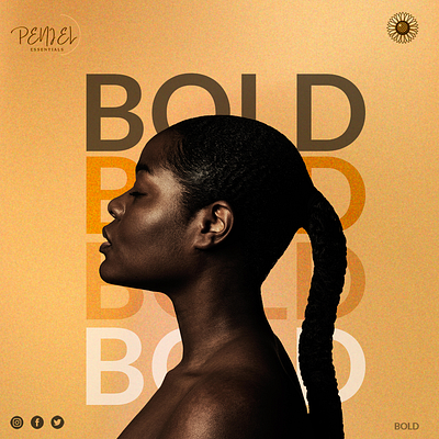 Bold Poster adobe illustrator adobe photoshop design hair product poster poster