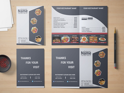 Bifold Brochure Design branding design flyer graphic design illustration logo vector