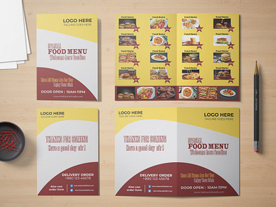Bifold Brochure Design branding design flyer graphic design illustration logo ui vector
