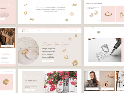 Landing Website design for Jewellery shop | modern & clean app branding design figma graphic design identity landing logo modern typography ui ux web design website