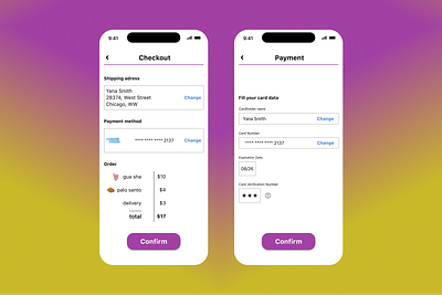 #dailyUI002 Credit Card Checkout branding checkout dailyui dailyui002 design graphic design iphone14pro payment ui