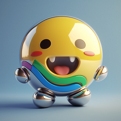 Google Chrome mascot illustration