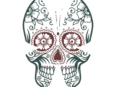 Butterfly Skull branding butterfly butterfly effect digitalart graphic design logo motion graphics romansgallery skull t shirts