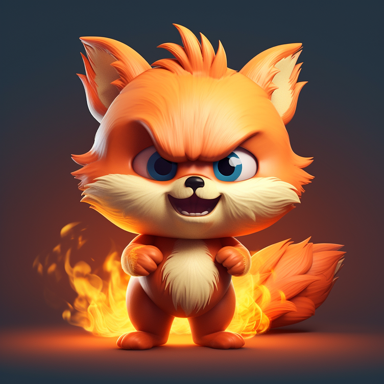 Firefox mascot by Luc Gagan on Dribbble