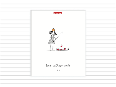 Notebook Cover – Love Illustration branding graphic design illustration notebook cover