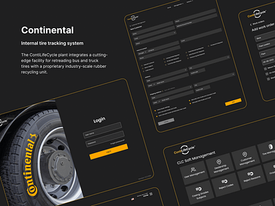 Continental Tire app design dualboot partners ui ux web design