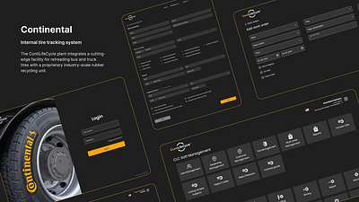 Continental Tire app design dualboot partners ui ux web design