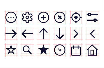 Tiny icon set #DailyUIDay-55 branding dailyui design figma icon icons ui uiux uiuxdesign userinterface