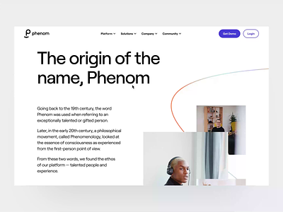 Phenom Visual Identity animation design icons illustration interactions interface transitions ui uiux user experience user interface ux visual identity web design website