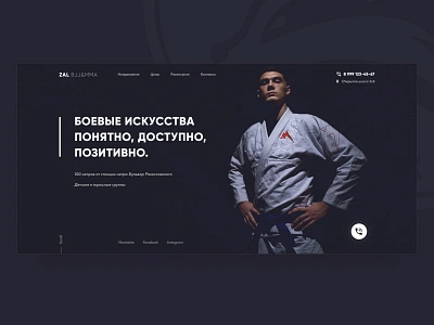 bjj mma matrial arts landing bjj fight mma promo sport typography ui