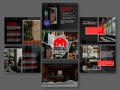 Presentation for coffee shop design graphic design presentation web web design