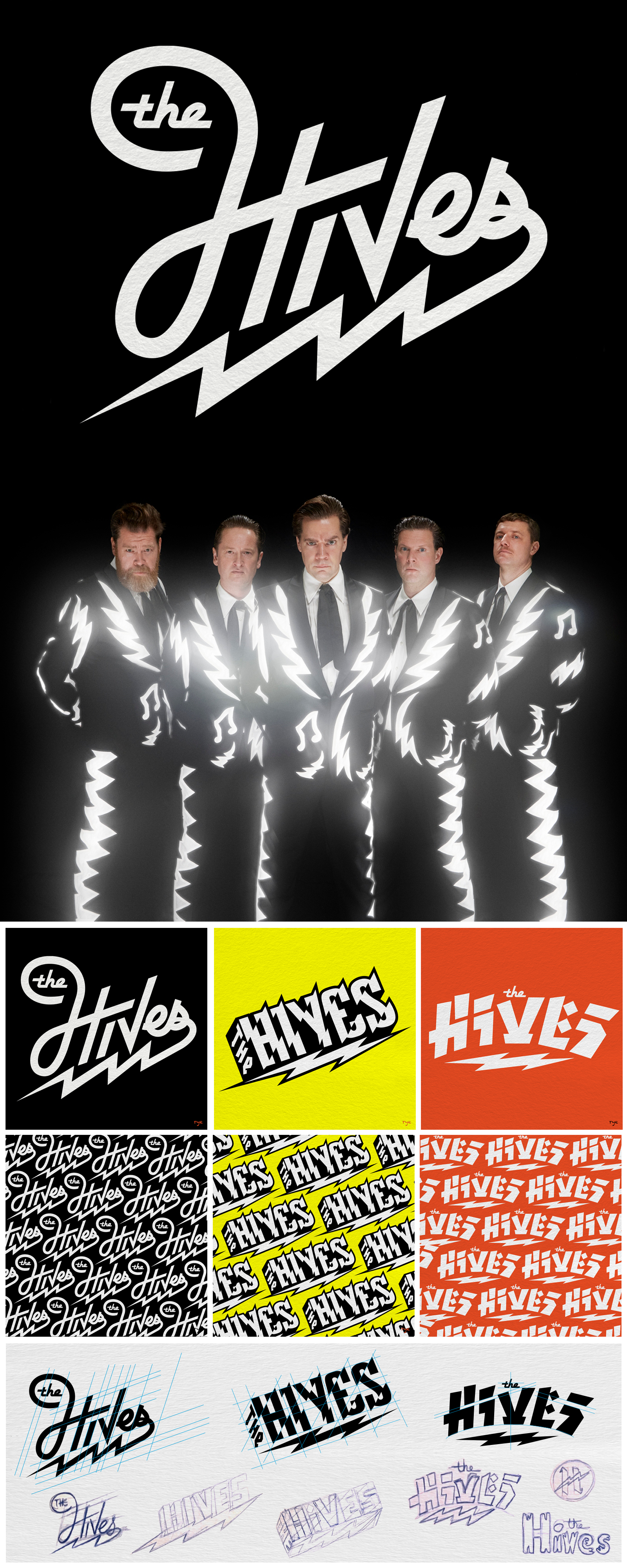 The Hives branding design graphic design graphic design logo typography vector