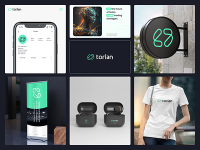 Torlan / full branding banner billboard brand identity branding business card coin crypto finance identity investing logo payment invest post poster design poster signage signboard besing symbol t shirt design technology templates