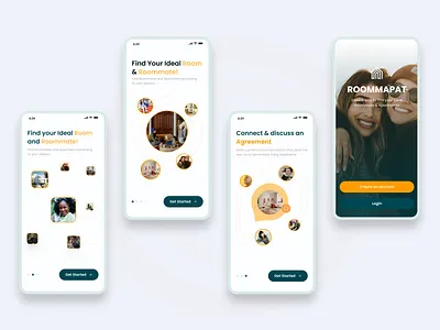 Onboarding Experience Mobile App Design design inspiration mobile app onboarding ui
