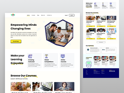 Scopo | Learning academy landing page academy ai booking course courses design education elearning mooc scopo seats skills student study ui ux website