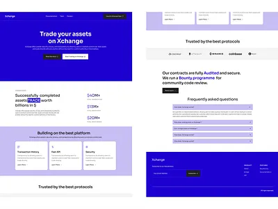 Landing Page design ui ux