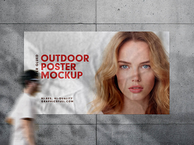 Urban Outdoor Poster Mockup psd mockup