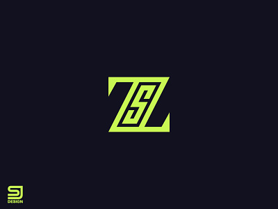 ZS Monogram logo logo creator logo design logo designer logo maker minimal logo minimalist logo monogram logo zs letter logo zs logo zs mark zs monogram
