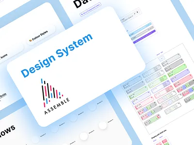Design System Cover Page componente cover page design system figma graphic design illustration isometric logo ui ux design