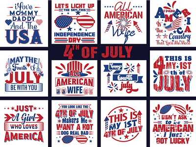 4th of july T-shirt designs bundle mordan t shirt design shirt design silhouette typography veteran