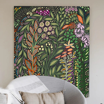 Floral Collection african style design studio digital art floral flowers graphic design home decor i illustration mockup paint painting pattern design surface pattern tropical wall art