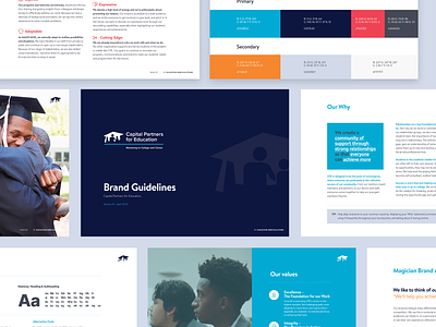 Branding Guide - Capital Partners for Education branding charity design graphic design logo non profit non profit nonprofit nonprofit website design