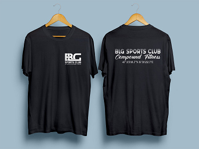 BLG SPORTS CLUB banner black branding cloth club collegiate design graphic design icon illustrator league logo play print sport t shirt tee tournament typography vector