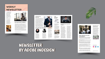 NEWSPAPER BY ADOBE INDESIGN adobe indesign design graphic design illustration logo typography ux vector