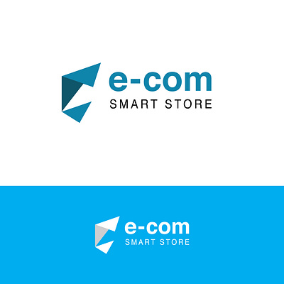 e com smart store ecommerce minimalist modern logo design templa branding business logo design graphic design green text logo illustration logo minimal logo modern logo ui