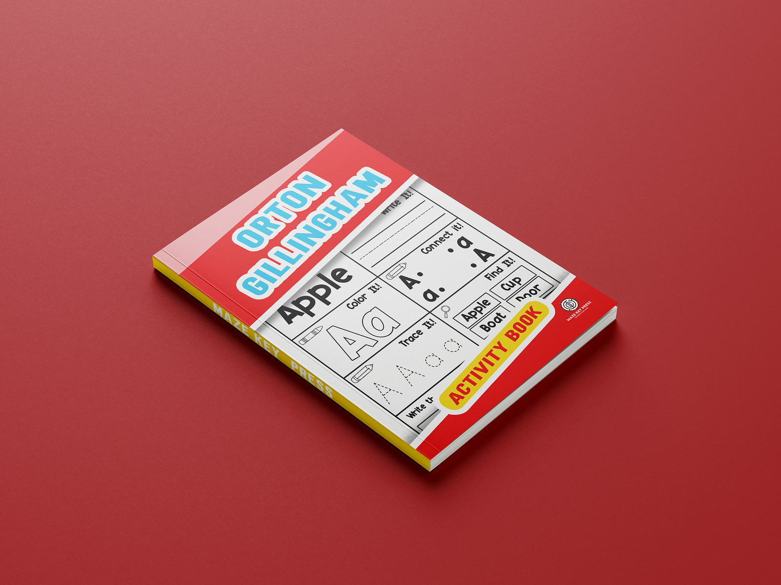 Activity book cover design by Aymen Bahloul on Dribbble