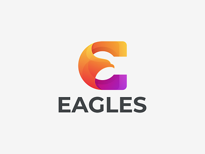 EAGLES branding design eagles coloring eagles logo graphic design icon illustration logo