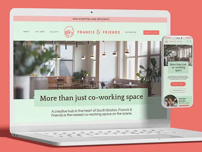 Francis & Friends Branding and Web Design branding graphic design logo ux web design