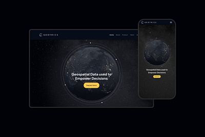 Geotrics - Landing page UI UX Design app design branding dashboard design design figma design graphic design landing page design prototype rafatulux style guide uiux design user journey map web app design website design wireframe