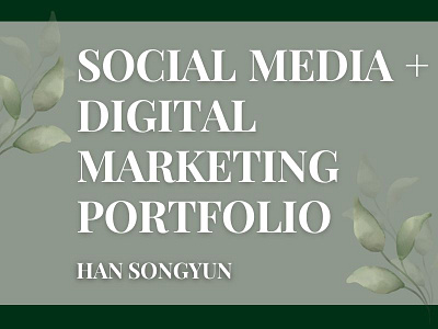 Social Media Portfolio