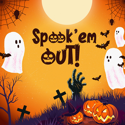 Halloween_Offers banner branding graphic design horror illustration logo logo design social media ui