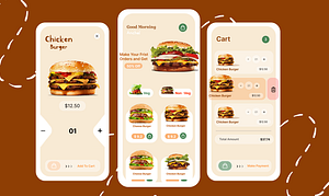 Burger App UI DESIGN by Muskaan Mourya on Dribbble