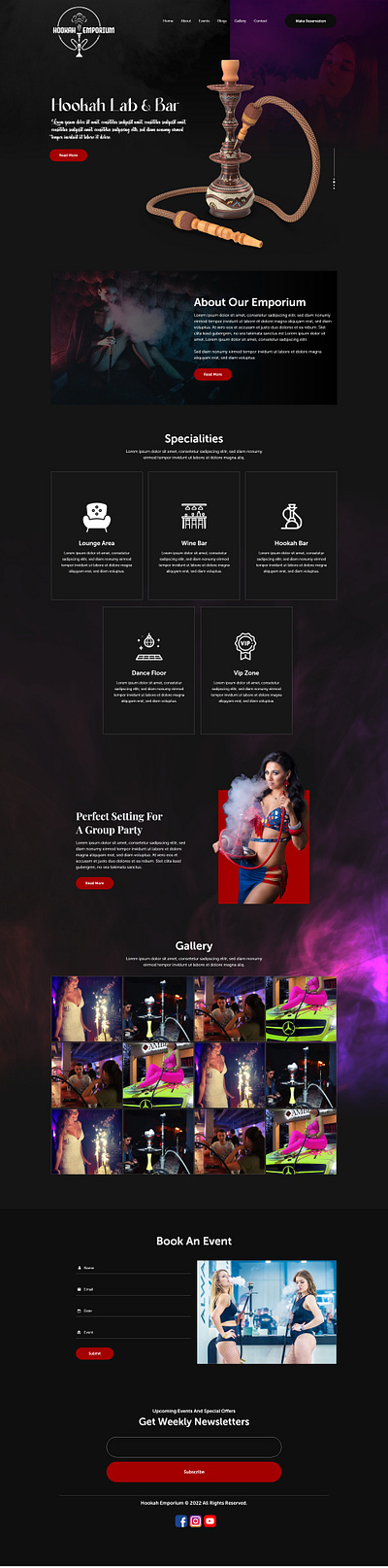 Hookah UI/Ux Design 3d animation branding design graphic design illustration logo ui ux vector