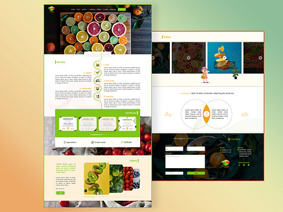 fruit shop we site - full page - ui/ux branding design figma fruit fruite graphic design online shop shop ui uiux ux xd